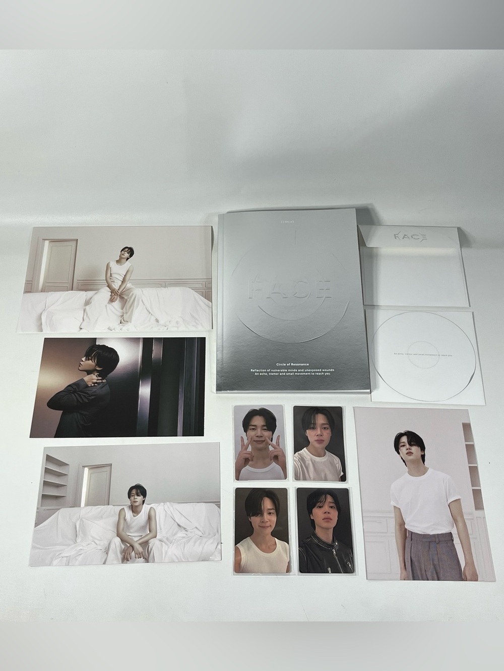 Bts Jimin FACE Album Bundle Set With Photocards Mini Prints And 2 CDs Lot of 11